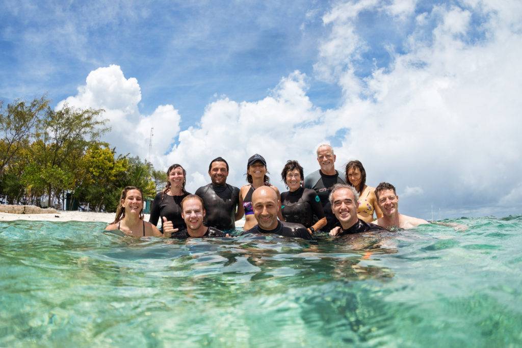 surf coaching trip Maldives training breathing
