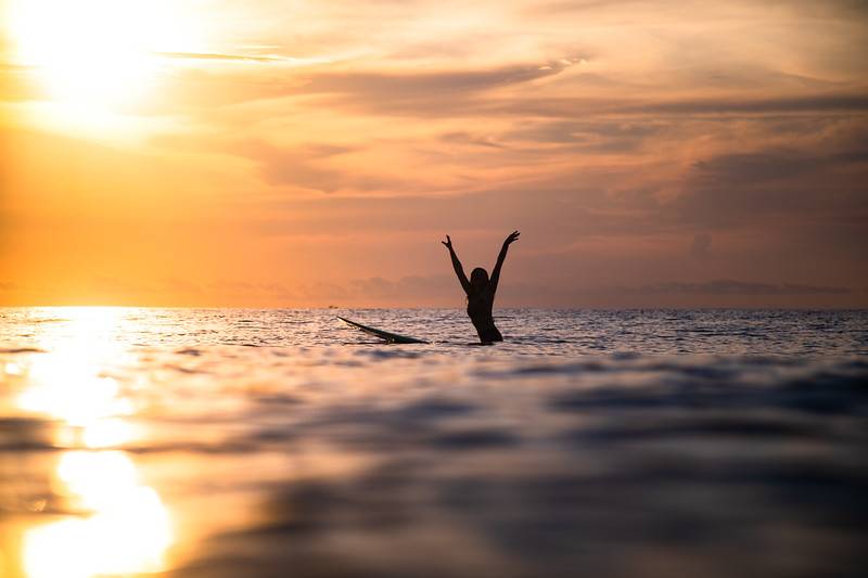 Happy Surfer Girl