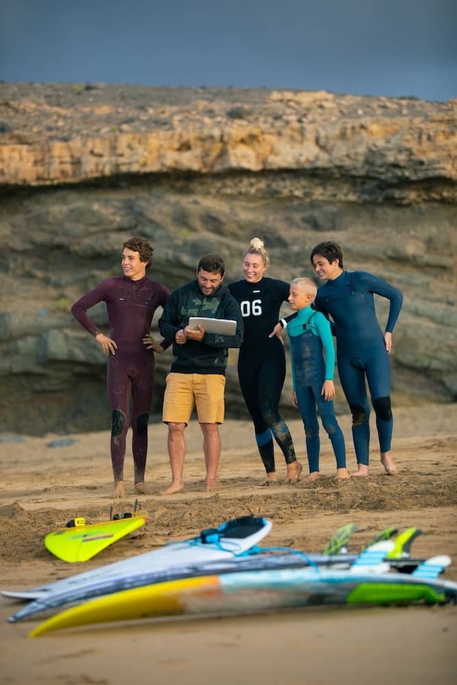 group surf lessons